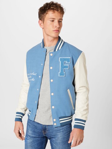 Family First Between-Season Jacket 'I LOVE' in Blue: front