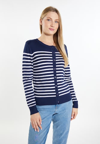 DreiMaster Maritim Knit cardigan in Blue: front