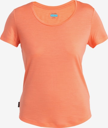 ICEBREAKER Functioneel shirt 'Cool-Lite Sphere III' in Oranje: voorkant