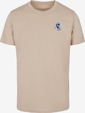 T-Shirt 'A S Club' Mister Tee en beige : devant