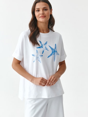 T-shirt TATUUM en blanc : devant