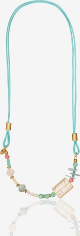 THE GEM STORIES JEWELRY Ketju 'Pastel Harmony Gemstone Necklace' värissä sininen: etupuoli