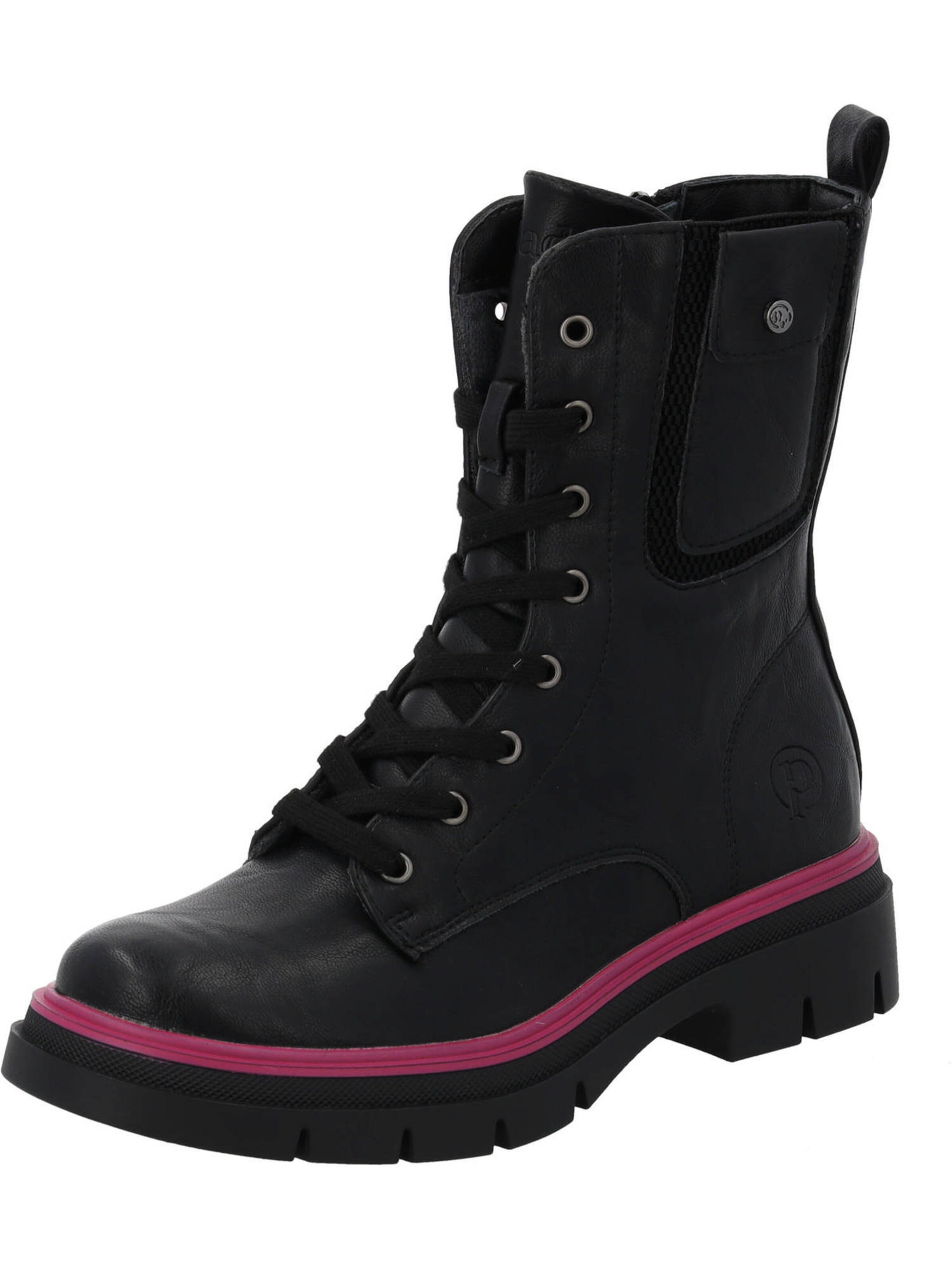 Palado by Sila Sahin Lace-up boot in Black: front