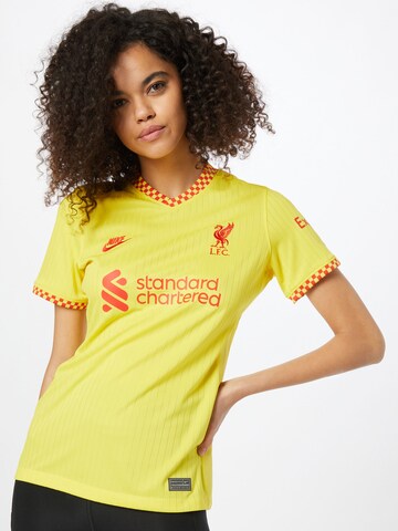 NIKE Performance shirt 'Liverpool FC 2021/22 Stadium Third' in Yellow: front