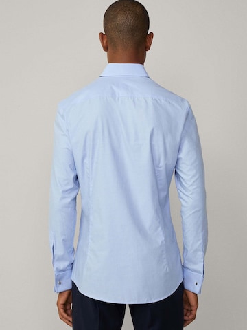 Hackett London Regular Fit Hemd 'Mini Gingham' in Blau