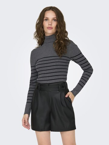 Pull-over 'PLUM' JDY en gris : devant