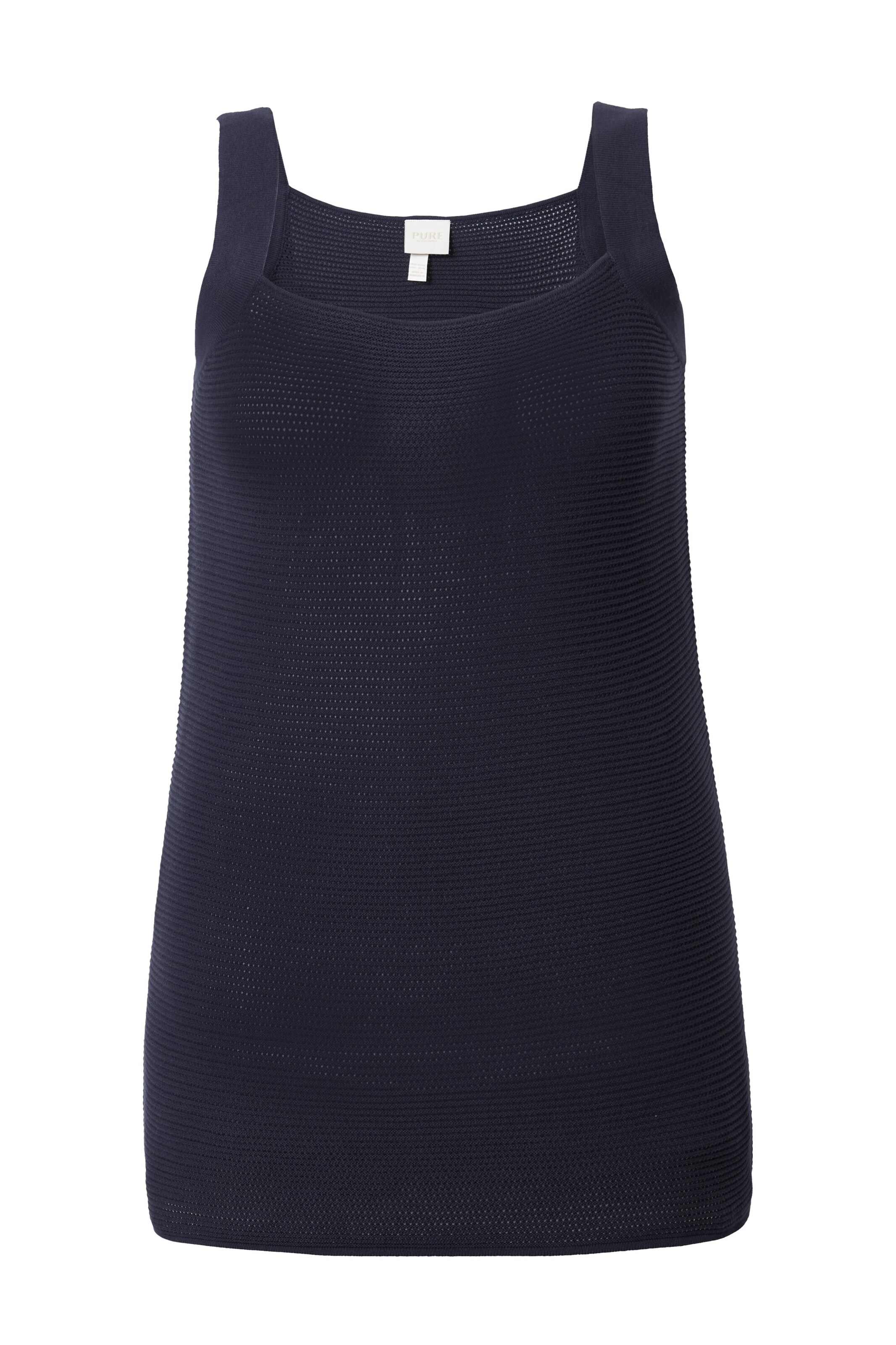 Ulla Popken Knitted top in Blue: front