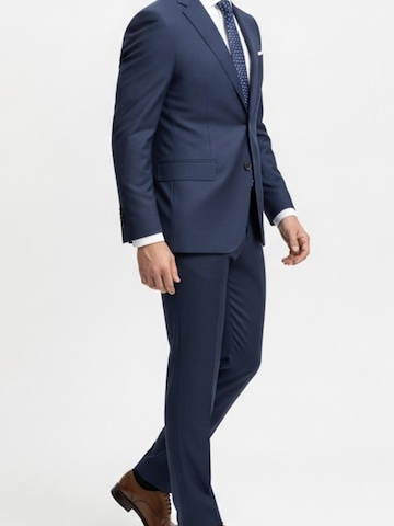 Keskin Collection Skinny Anzug 'Anzug 2 teilig Slim Fit viele Farben' in Blau