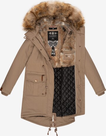 NAVAHOO - Parka de inverno 'Rosinchen' em castanho