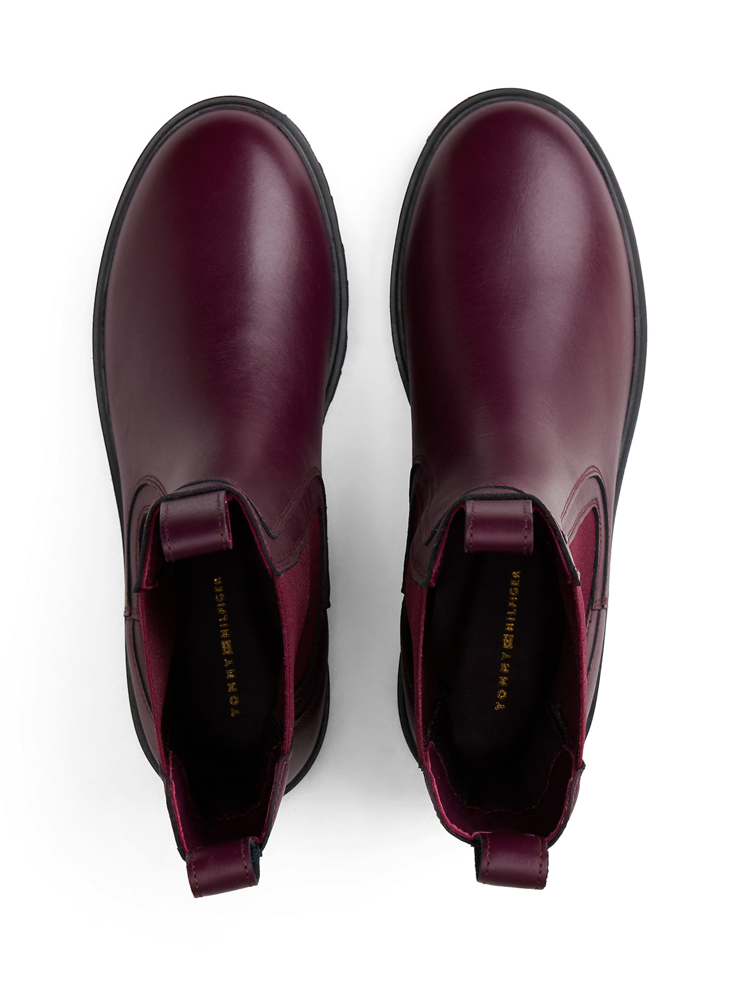 TOMMY HILFIGER Chelsea boots in Red