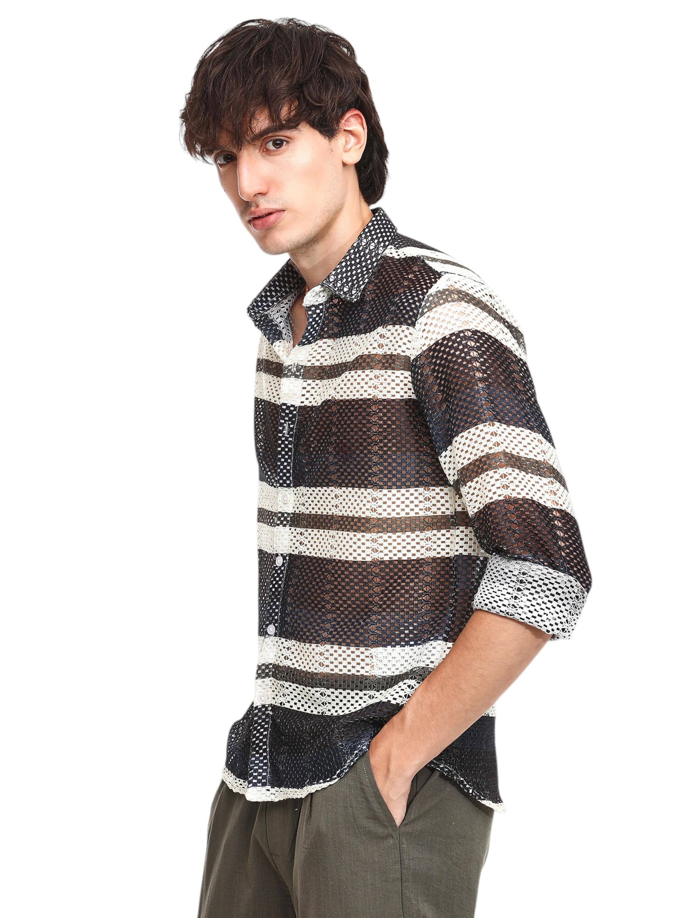 Campus Sutra Knit Cardigan 'Xylina' in Blue