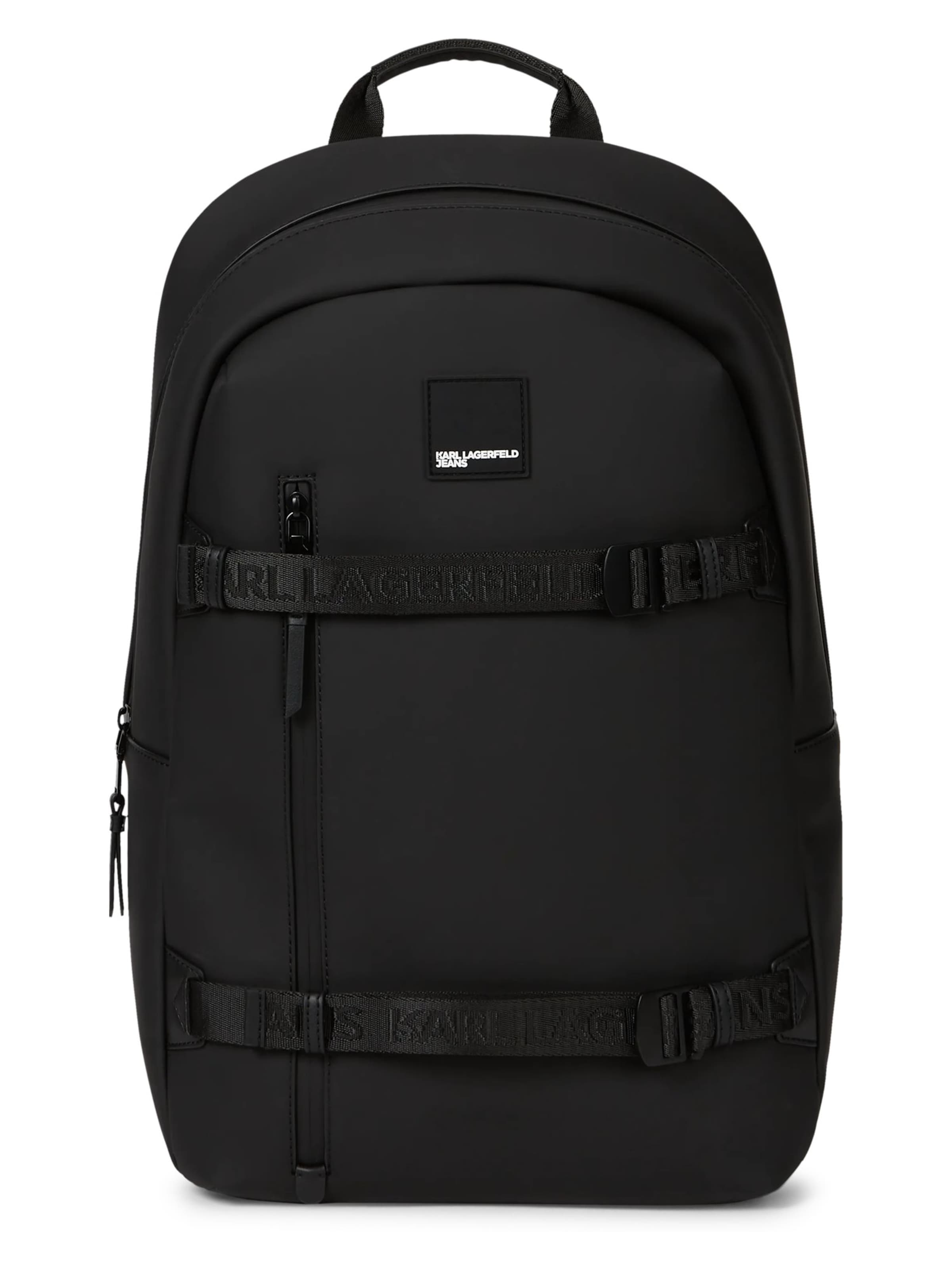 Zaino di KARL LAGERFELD JEANS in nero: frontale