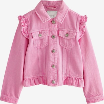 rožinė Next Demisezoninė striukė: priekis