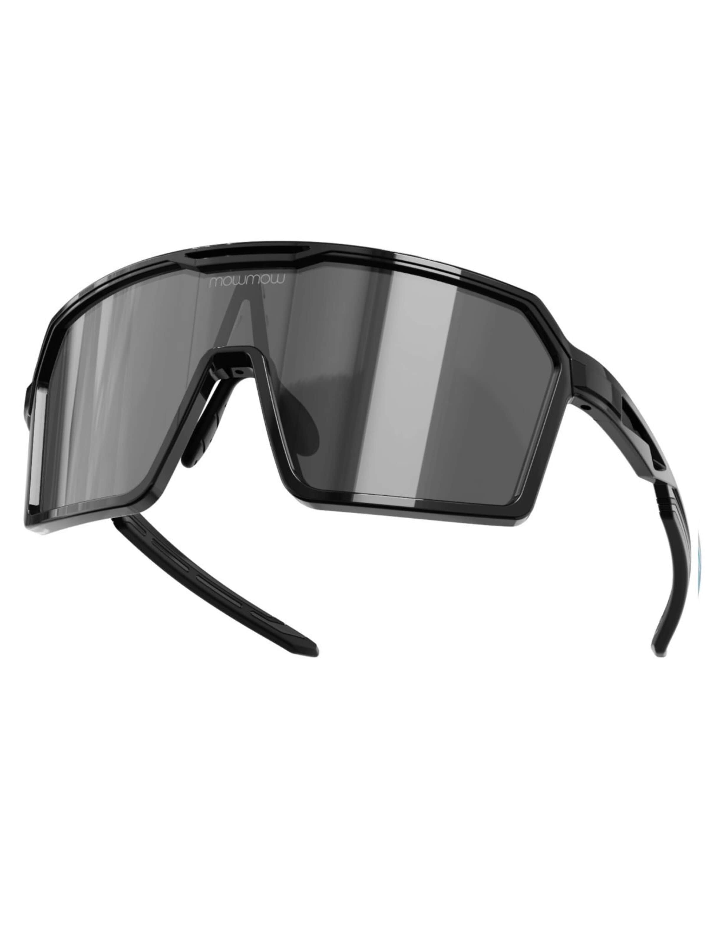 Lunettes de soleil sport 'MowMow Wizard Sunglasses - Sports Glasses - Photochromic Lens - Men - Women' Mowmow en gris : devant