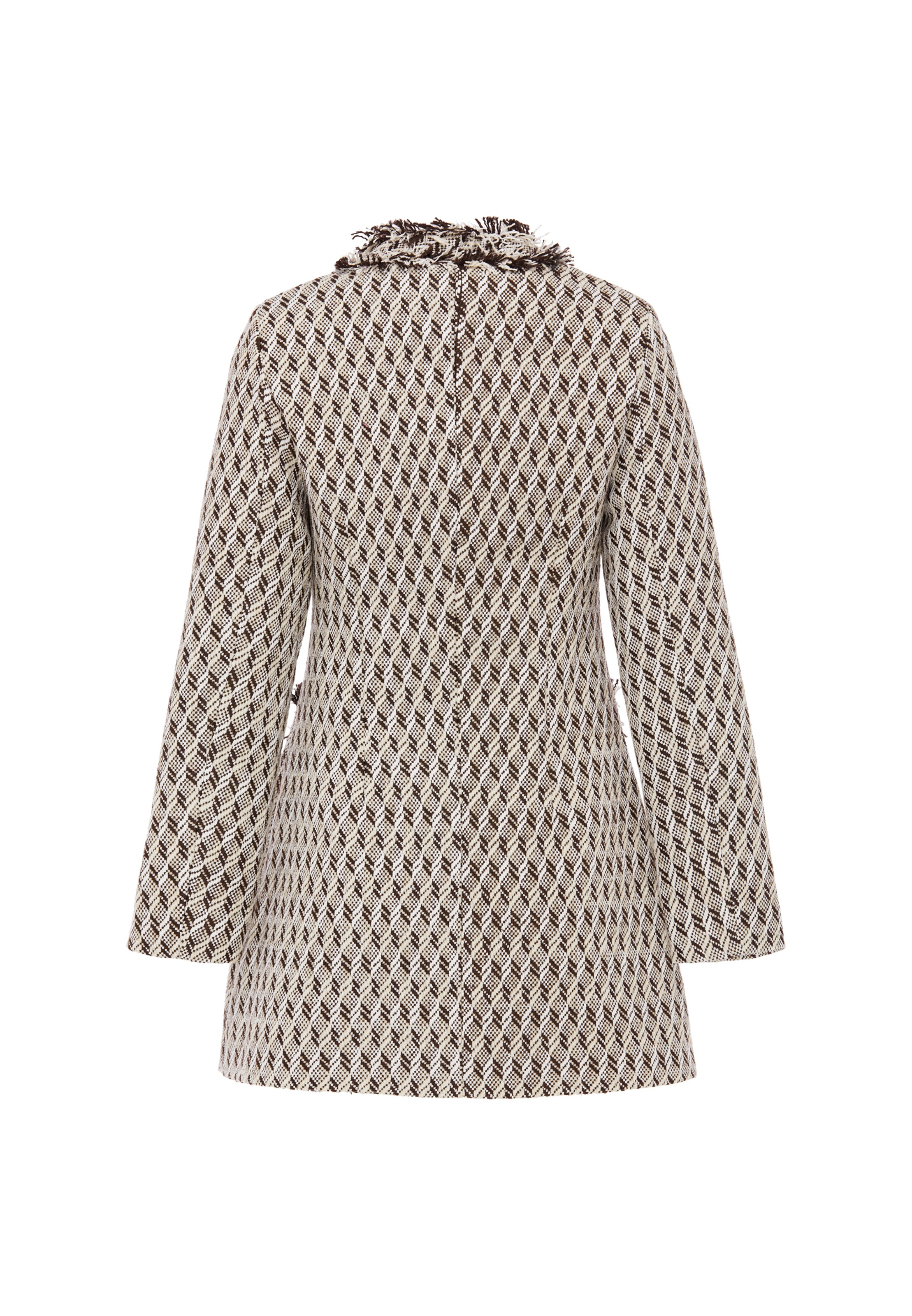 minya Dress in Brown