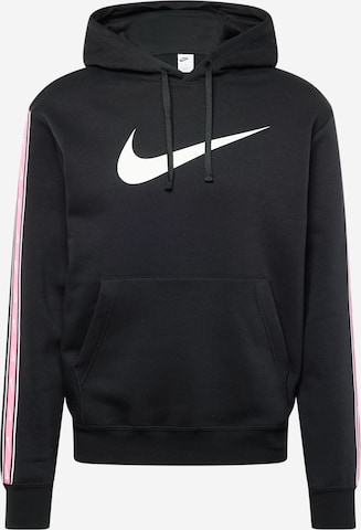 Nike Sportswear Sweatshirt 'Repeat' in Black: front