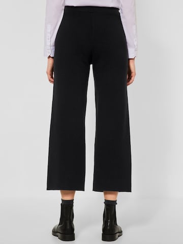 STREET ONE Wide leg Trousers in Black