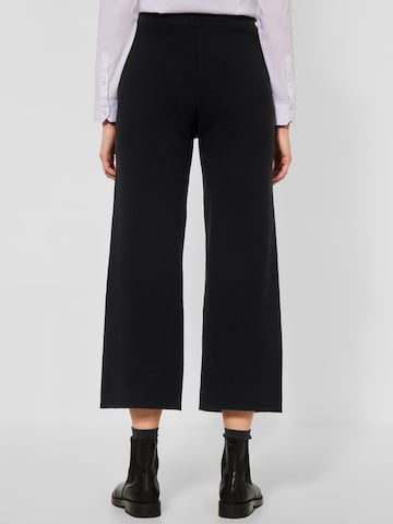 Wide Leg Pantalon STREET ONE en noir