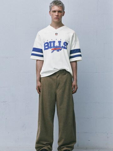 Pull&BearMajica 'NFL BILLS' - bijela boja