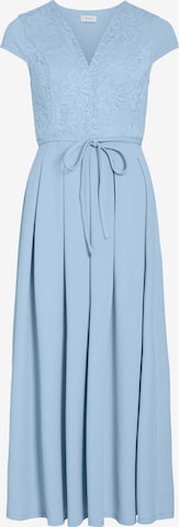 Robe de soirée 'VICLARA' VILA en bleu : devant