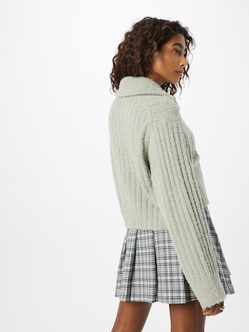 WEEKDAY Knit Cardigan 'Jada' in Green