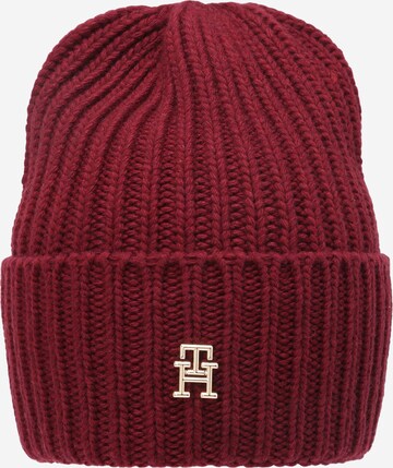 TOMMY HILFIGER Beanie 'Limitless Chic' in Red