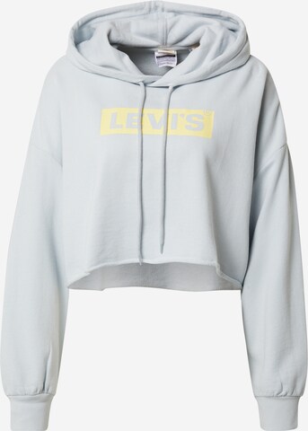 LEVI'S ® Sweatshirt 'Graphic Crop Prism T3' i blå: framsida