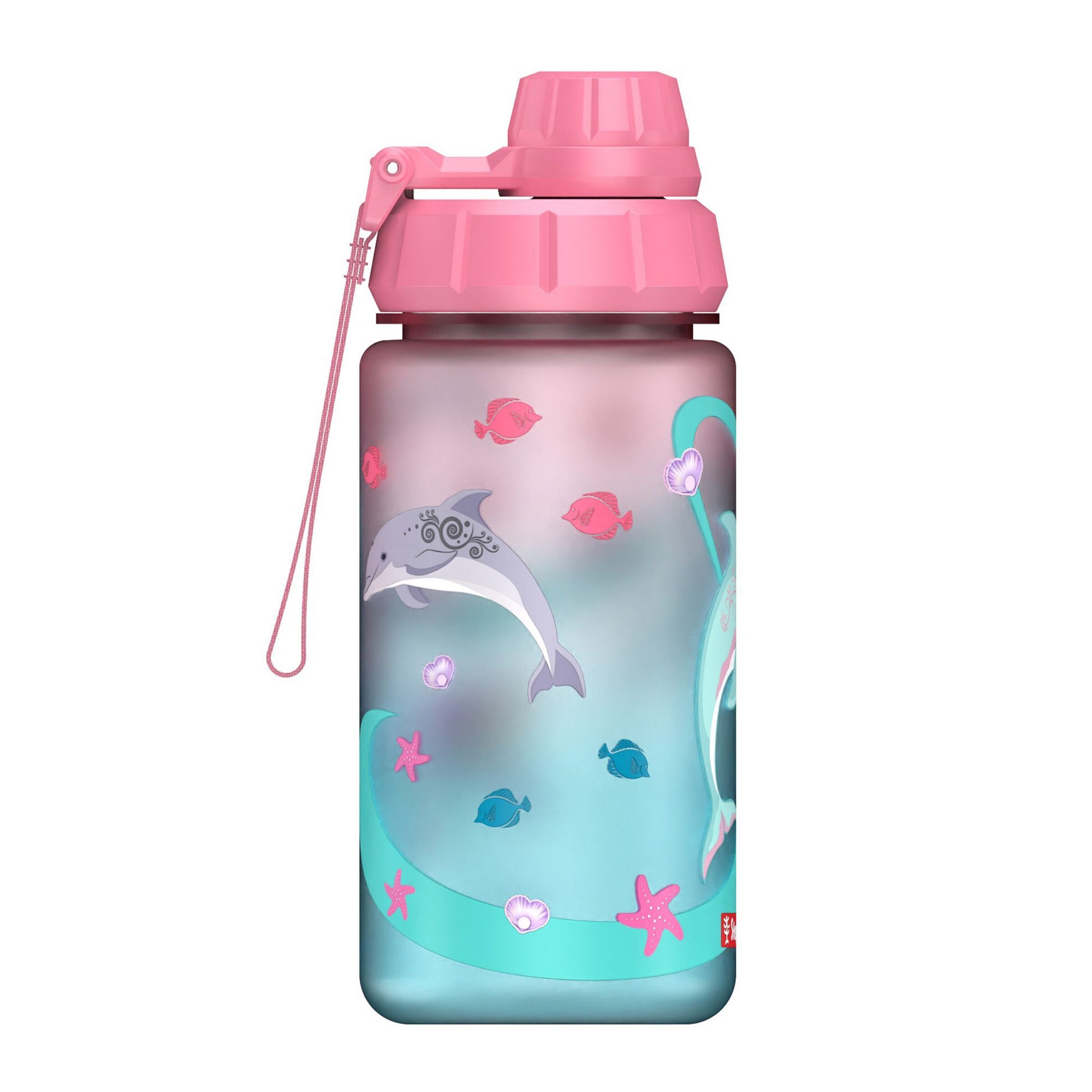 STEP BY STEP Trinkflasche in Blau: Vorderseite