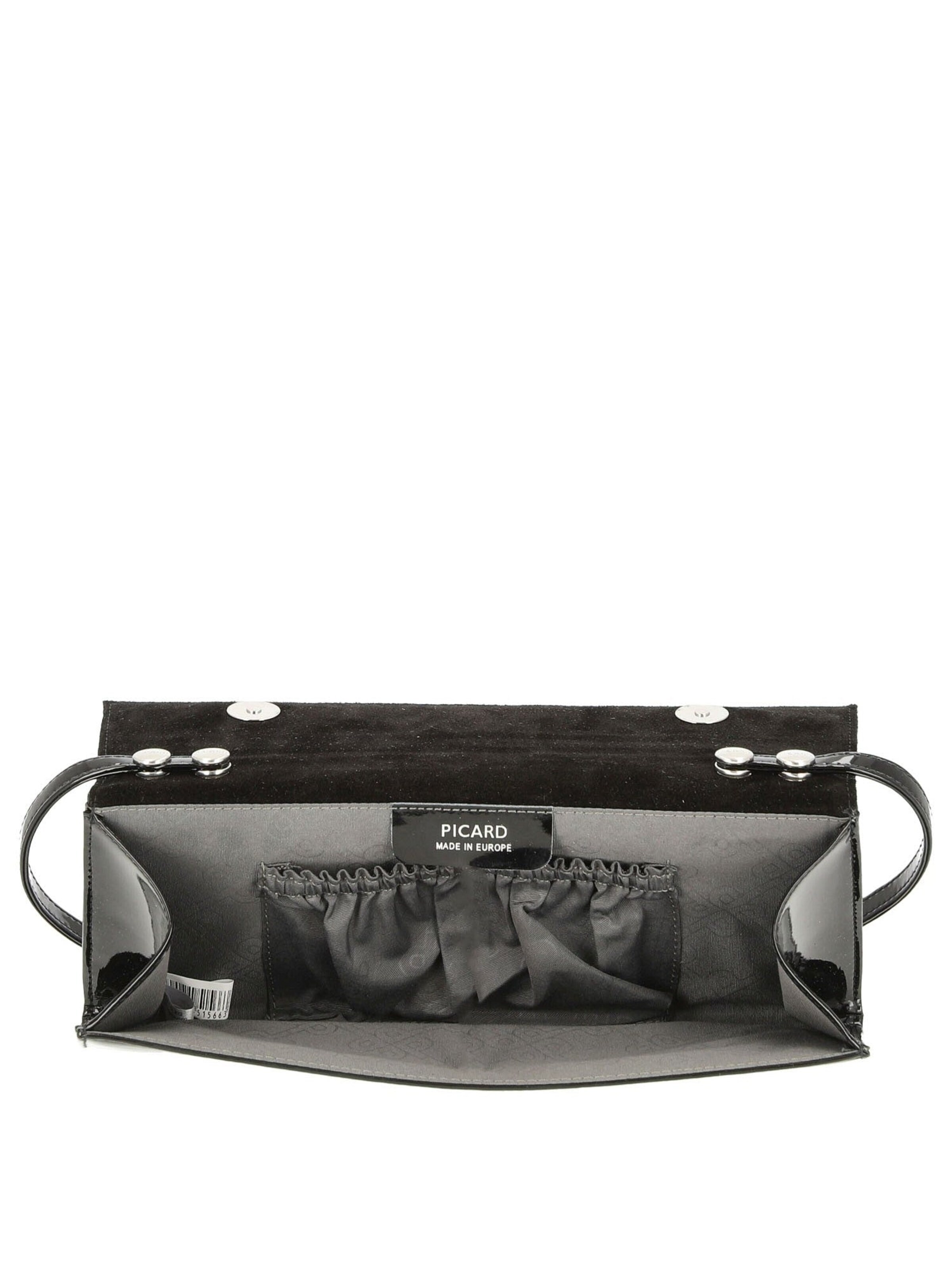 Picard Clutch 'Auguri'‌‌‌‌‌‌‌‌ in Schwarz