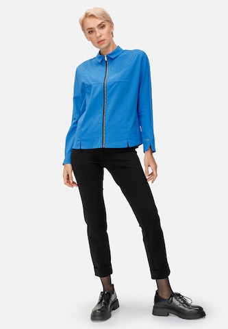 HELMIDGE Blouse in Blauw: voorkant