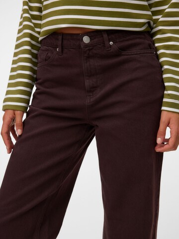 Wide leg Jeans 'VMTessa' di VERO MODA in marrone