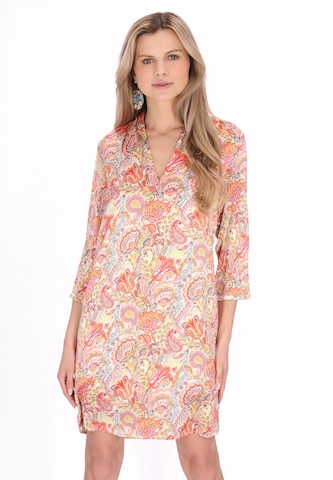 Robe usha FESTIVAL en orange : devant