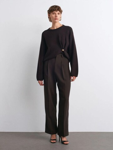 Dilvin Wide leg Pants in Black