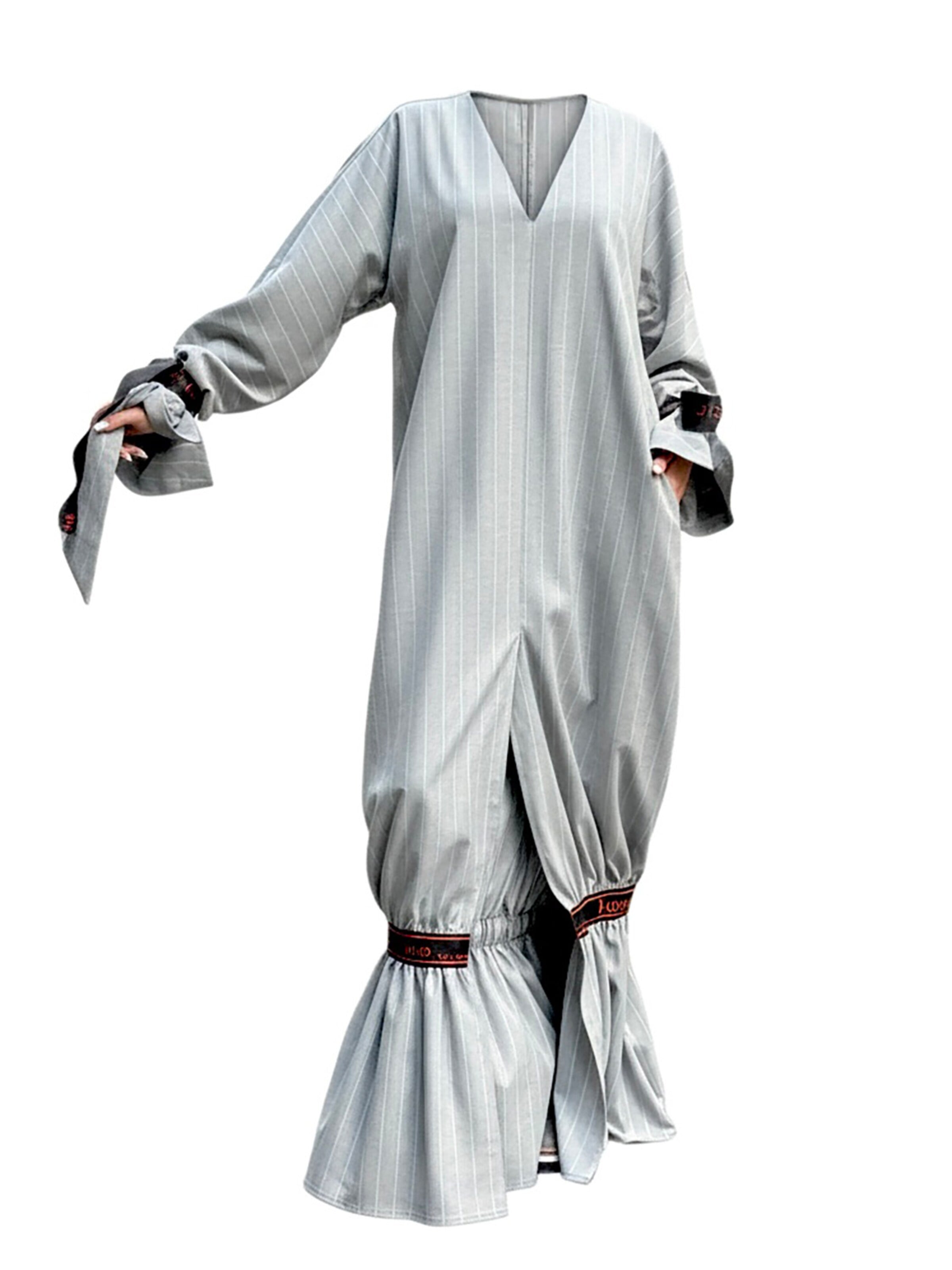 IUnique Dress 'Adams' in Grey: front