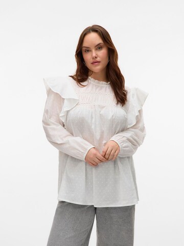 Vero Moda Curve Blouse 'CTRINE' in White: front