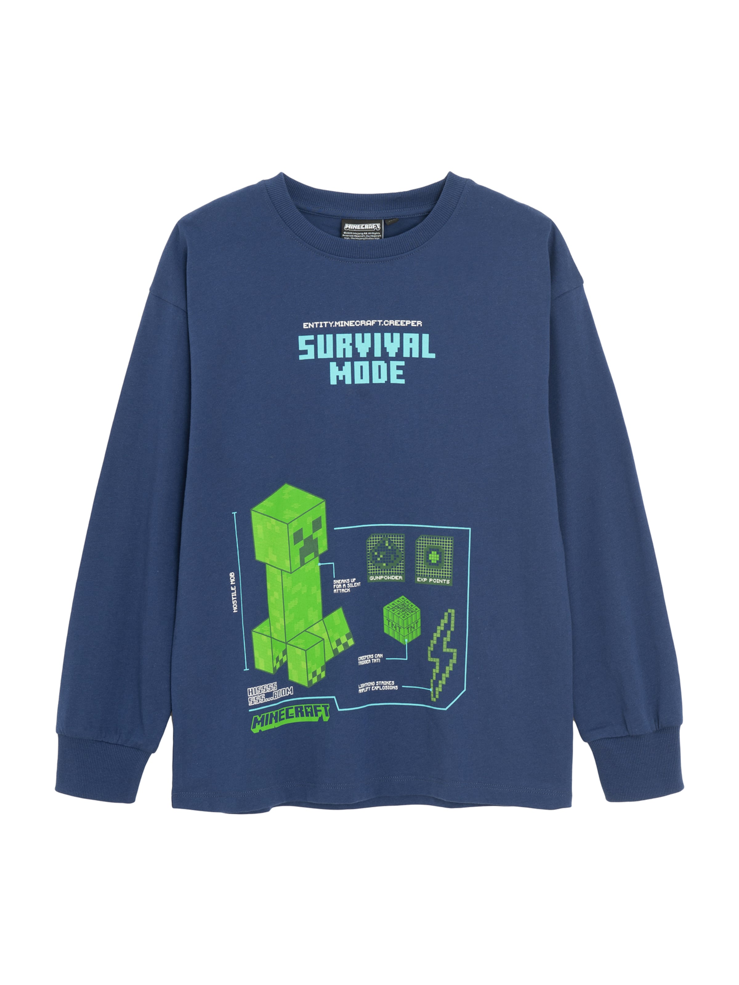 Cool Club Sweatshirt in Blau: Vorderseite