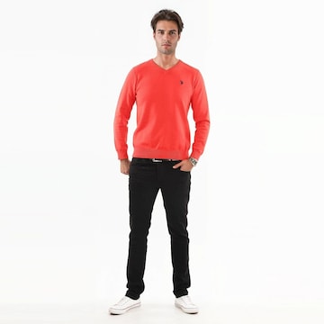 Pull-over U.S. POLO ASSN. en rouge