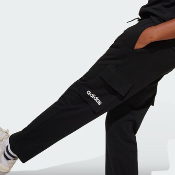 ADIDAS SPORTSWEAR Loose fit Sports trousers 'Essentials' in Black