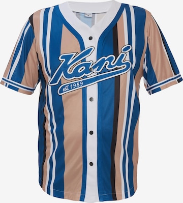Karl Kani Shirt 'Varsity' in Blauw: voorkant