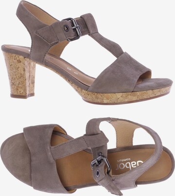 GABOR Sandals & High-Heeled Sandals in 38 in Brown: front