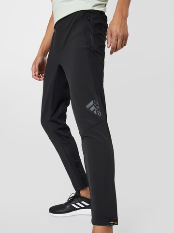 ADIDAS SPORTSWEAR Normalny krój Spodnie sportowe 'D4T Workout Cordura' w kolorze czarny
