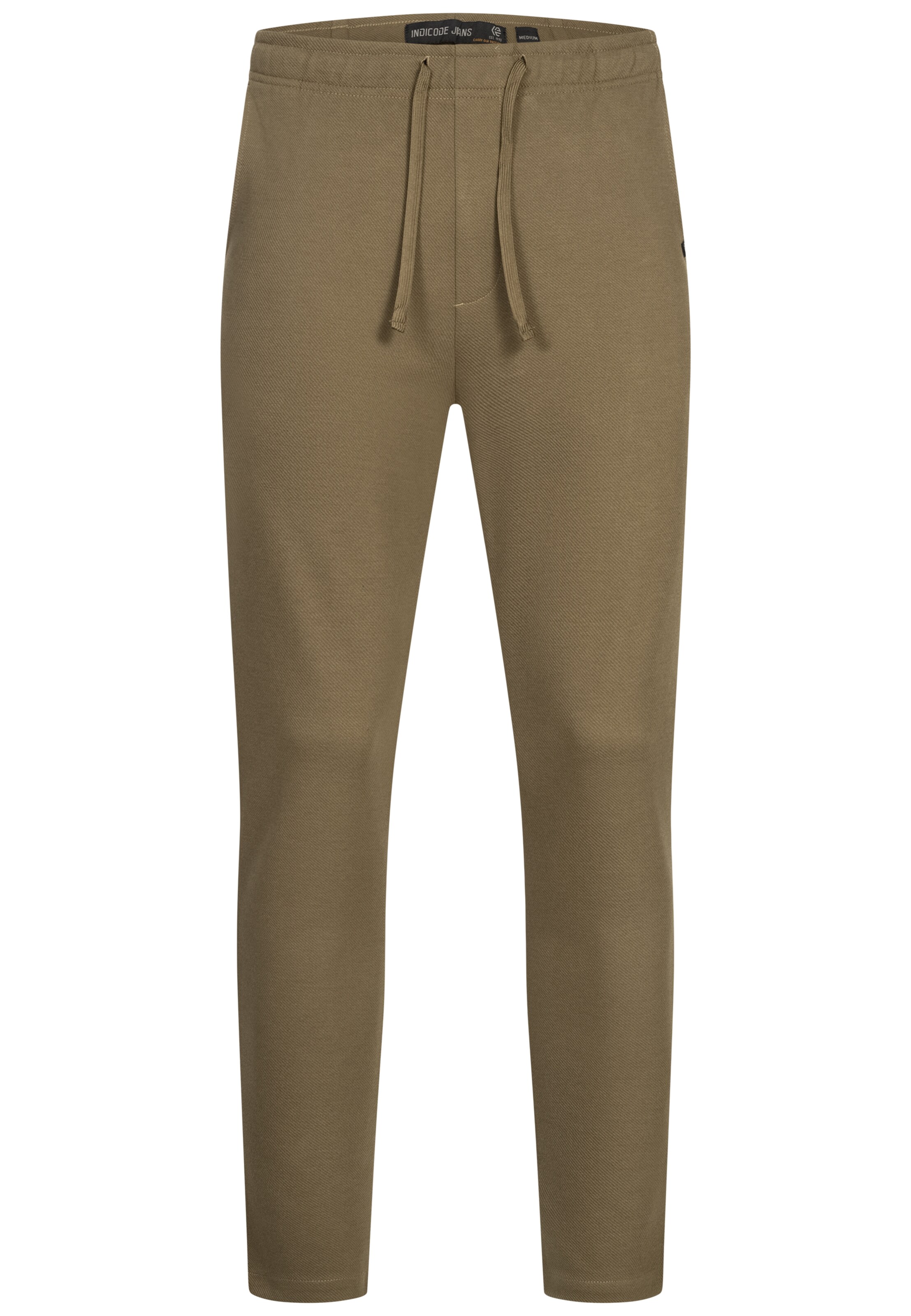 INDICODE JEANS Chino trousers 'Cowell' in Olive, Item view