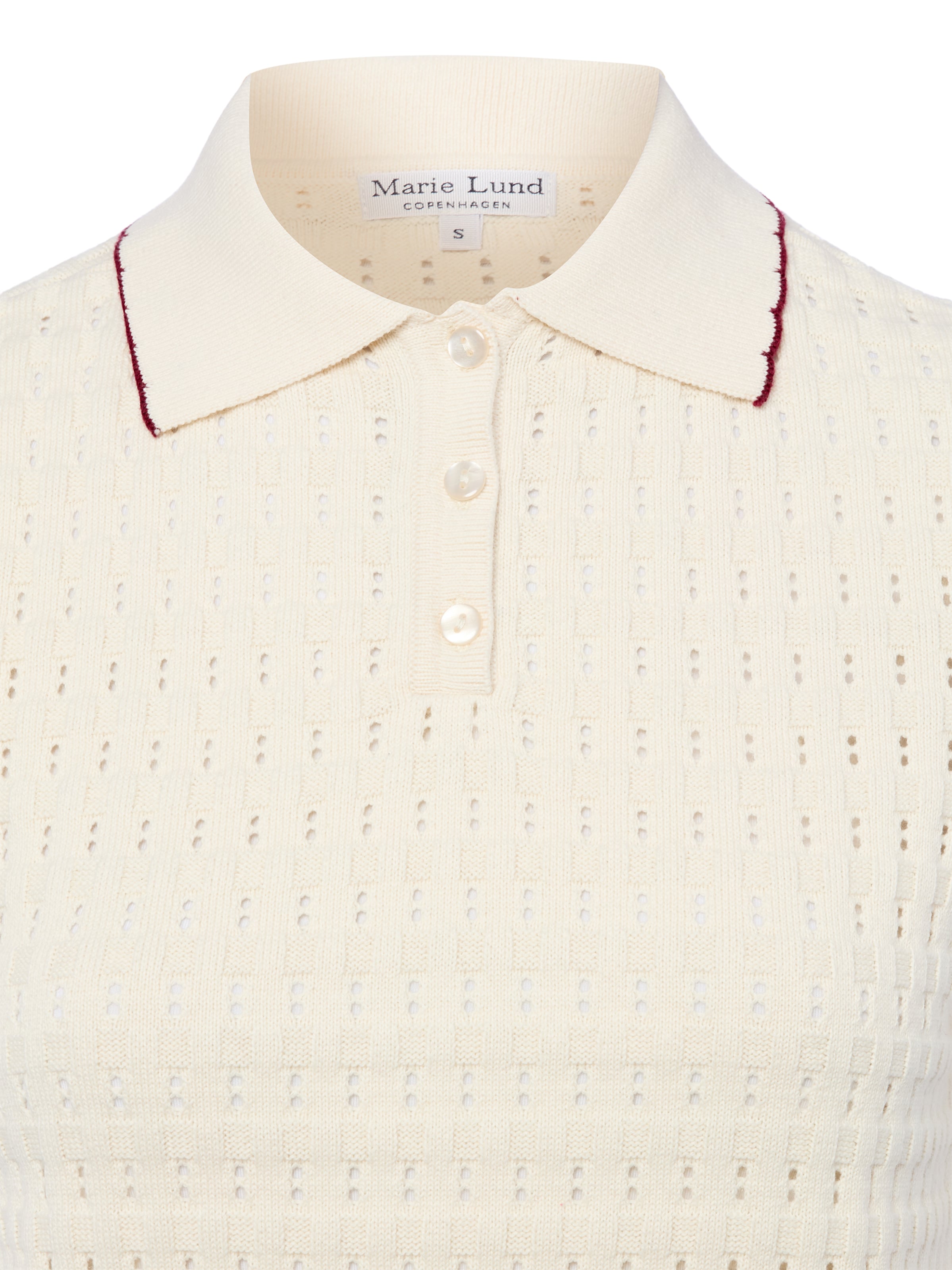 Pull-over Marie Lund en beige