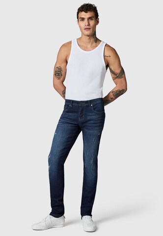 Peak Time Slimfit Jeans 'München' in Blauw
