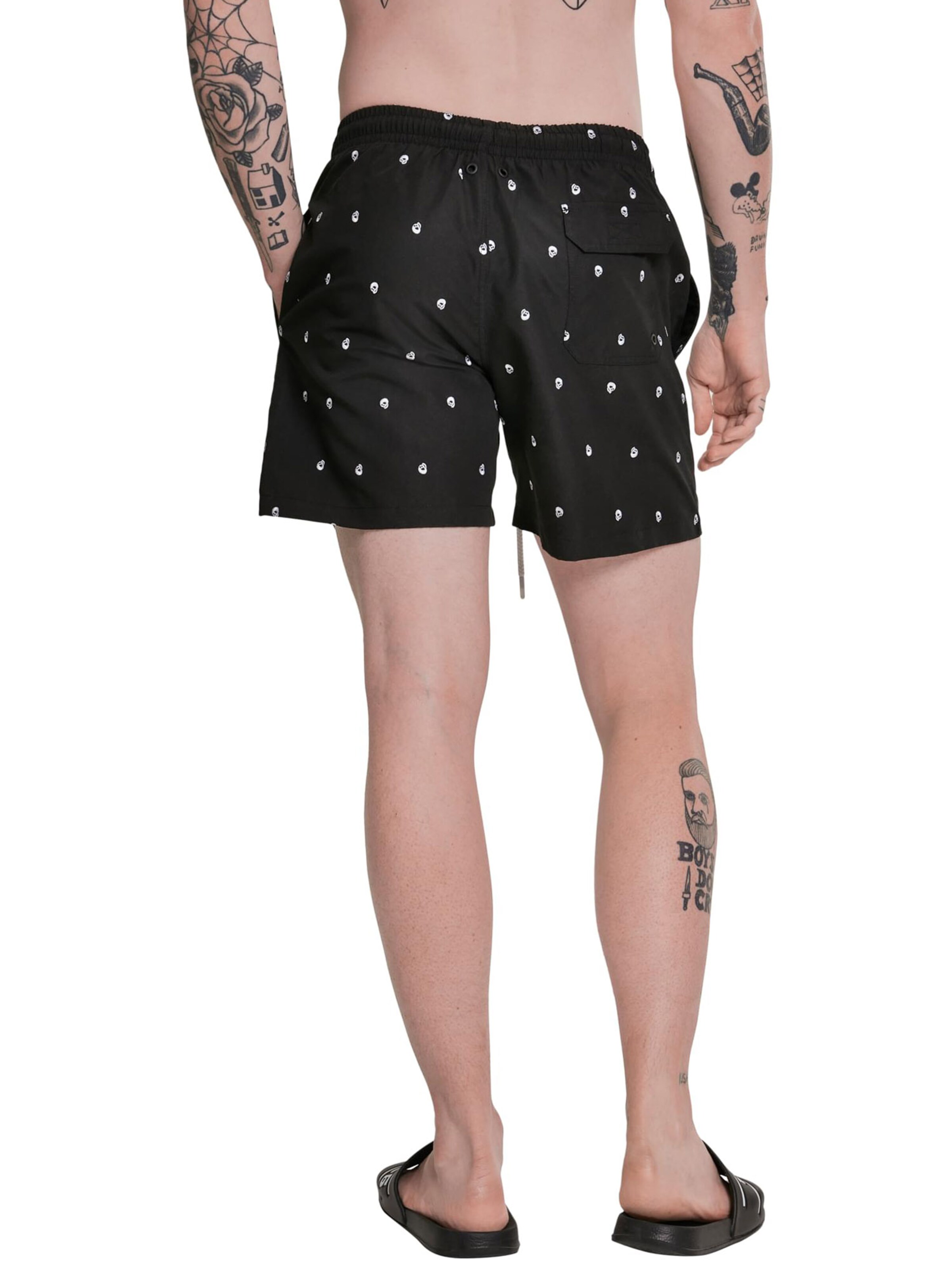 Urban Classics Badeshorts i sort