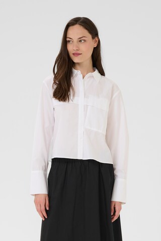 KAREN BY SIMONSEN Blouse 'KBDylan Malle' in White: front