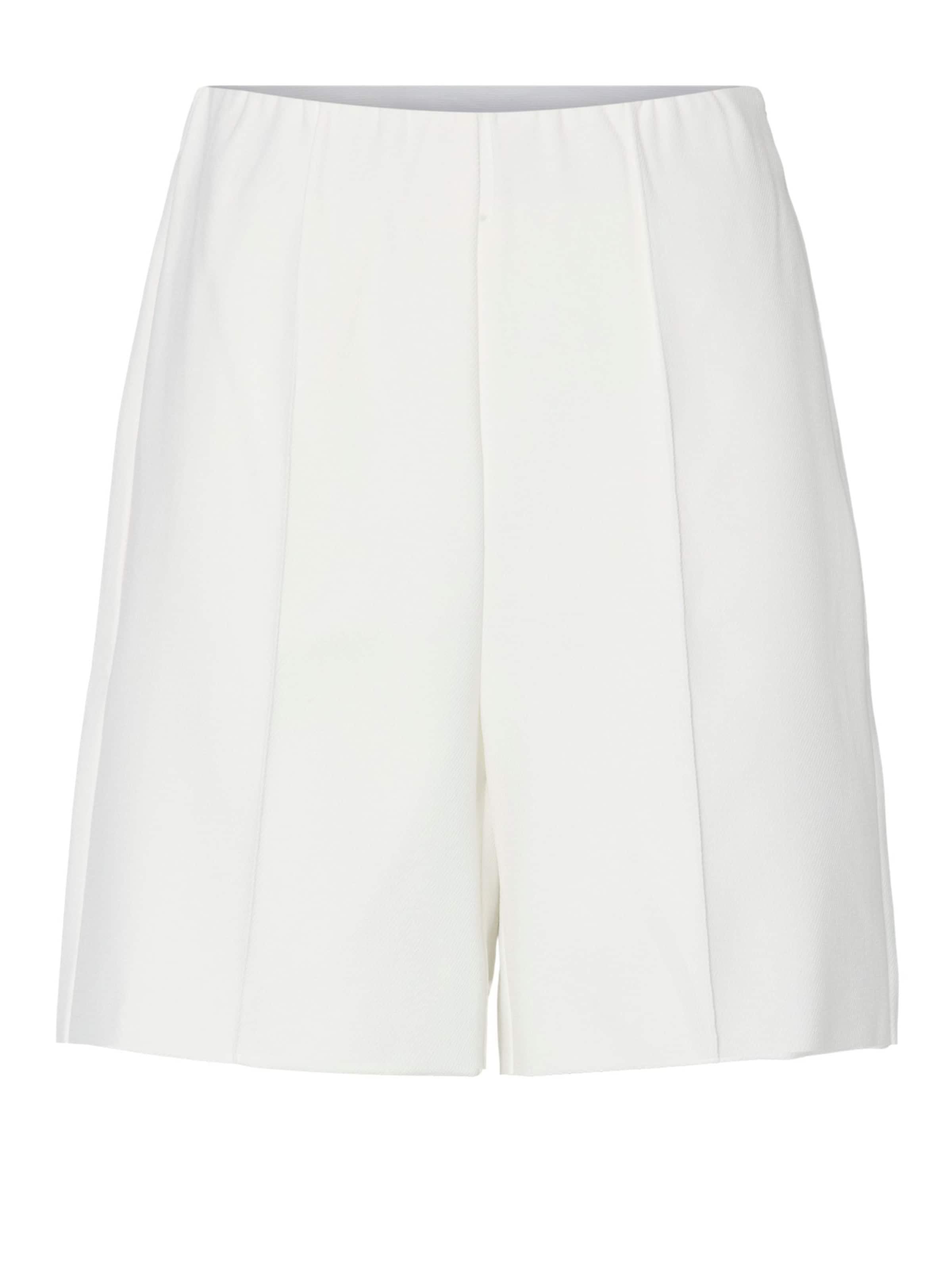 YAS Regular Broek in Wit: voorkant