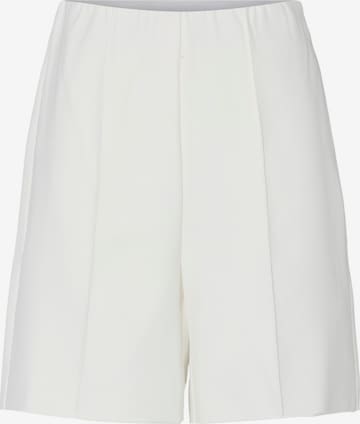 YAS Regular Broek in Wit: voorkant