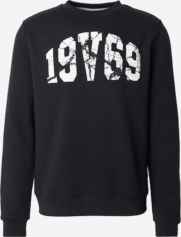 juoda 19V69 ITALIA Megztinis be užsegimo 'Nico': priekis