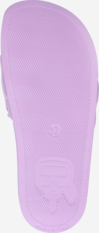 Karl Lagerfeld Mule in Purple